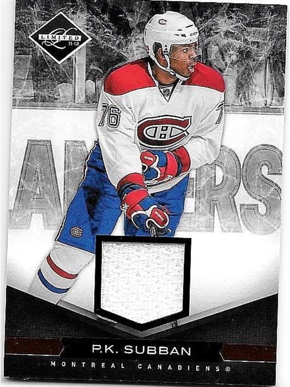 Authentic Reebok P.K. Subban Montreal Canadiens NHL Jersey
